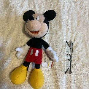 Disney Mickey Mouse Plush with Red and Yellow Accents
